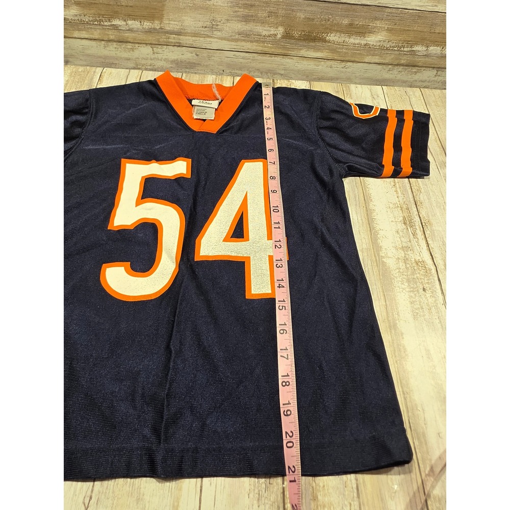 NFL Team Apparel Chicago Bears Brian Urlacher 54 Jersey Navy Blue Youth Small 8 - Picture 5 of 8
